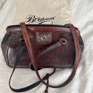 Brighton brown leather shoulder bag